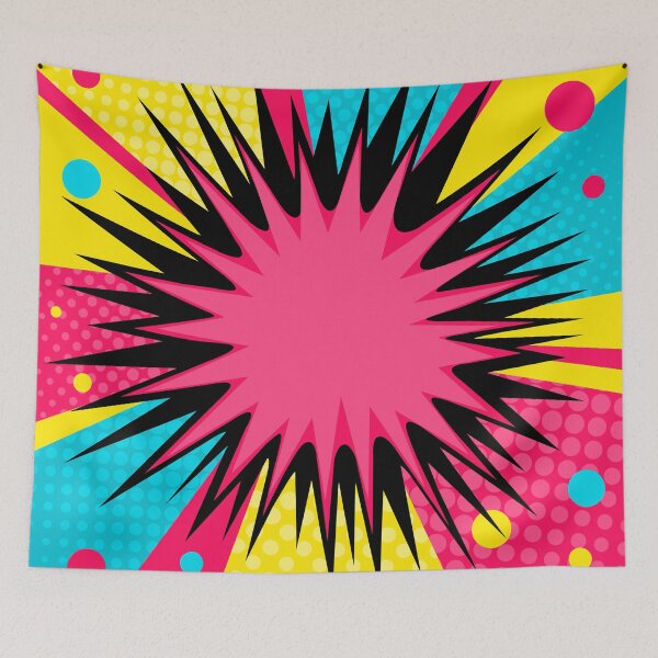 Item preview, Colorful Comic Starburst designed and sold by Prawny.