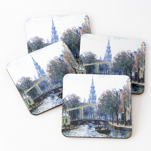 Item preview, Canal in Amsterdam: Quiet Dutch Waterway  designed and sold by artdesignsnow.