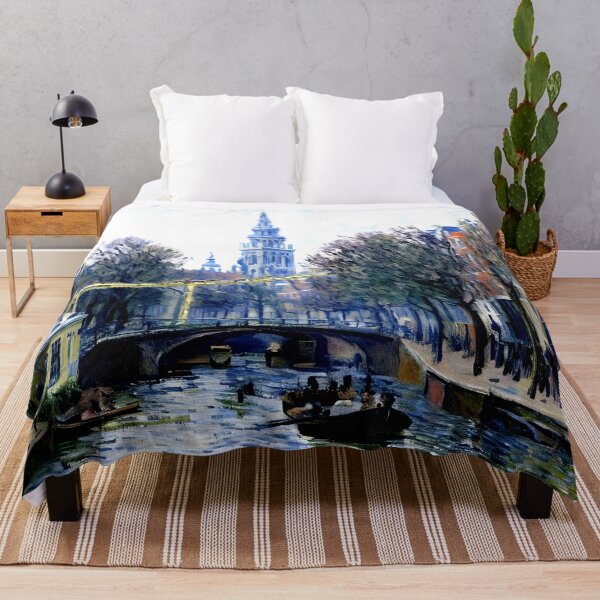 Item preview, Canal in Amsterdam: Quiet Dutch Waterway designed and sold by artdesignsnow.