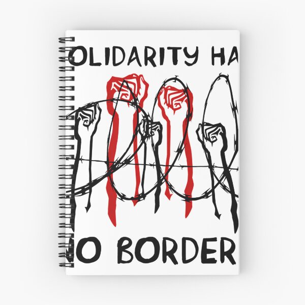 Item preview, Solidarity Has No Borders - Immigrant Refugee Abolish Ice designed and sold by AlainHoareau.
