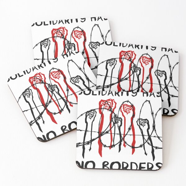 Item preview, Solidarity Has No Borders - Immigrant Refugee Abolish Ice designed and sold by AlainHoareau.