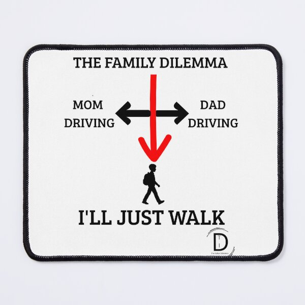 Item preview, The Family Dilemma-Mom or Dad Driving? designed and sold by TheItaliandilemma.
