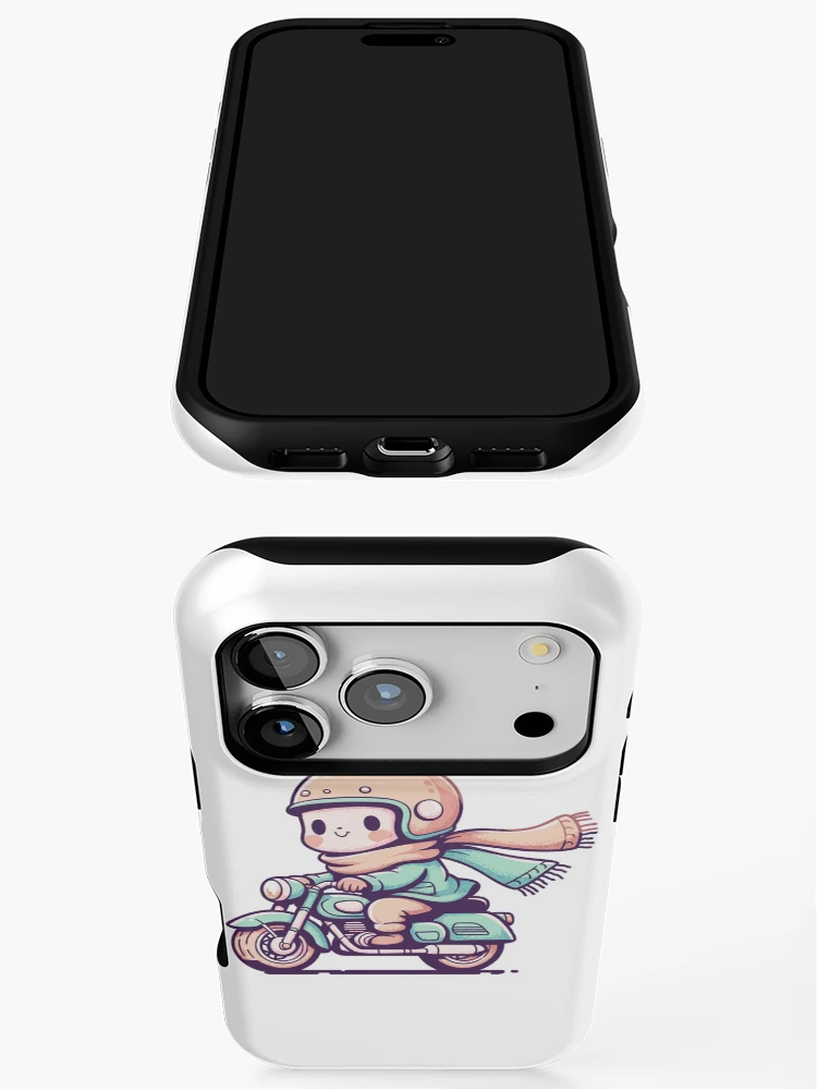 Thumbnail 3 of 4, iPhone Case, Cute Rider  designed and sold by RideBiker007.