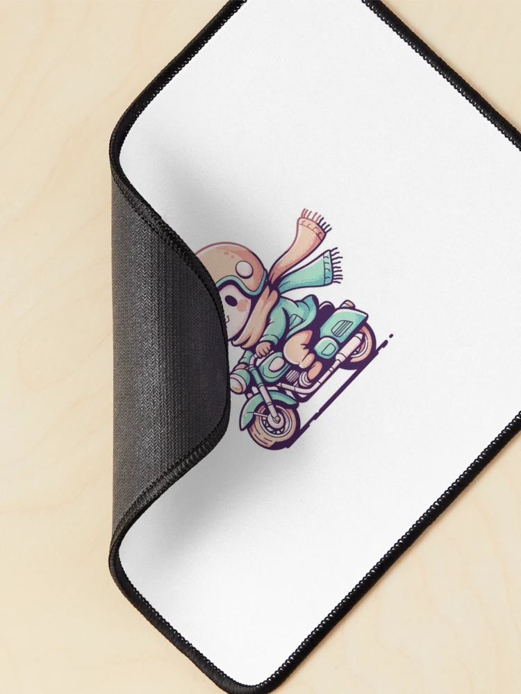 Thumbnail 2 of 5, Mouse Pad, Cute Rider designed and sold by RideBiker007.