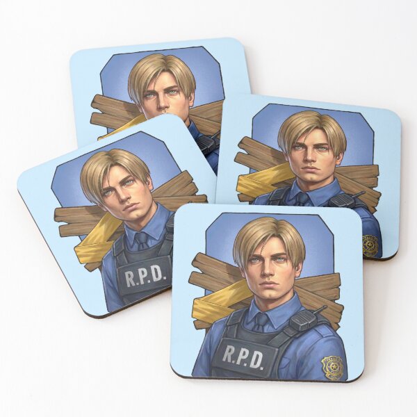 Item preview, Title: R.P.D. Officer Leon S. Kennedy Portrait designed and sold by LiteTH.