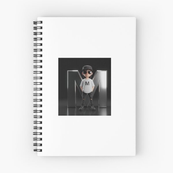 Item preview, Letter M Cool 3D Character – Stylish Initial Aesthetic Art designed and sold by TrendTonic1.
