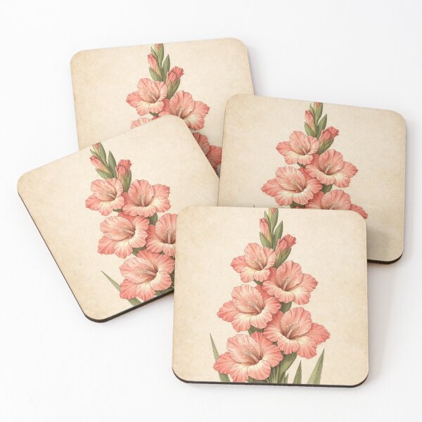 Item preview, Gladiolus Vintage Botanical Print - August Birth Flower Wall Art designed and sold by Darlin8888.