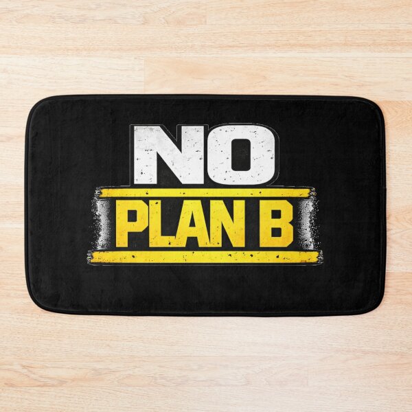Item preview, No Plan B Gym Motivation Discipline Mindset Design designed and sold by Wolf Garage.
