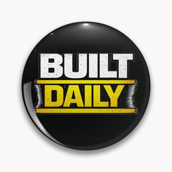Item preview, Built Daily Gym Motivation Discipline Mindset Design designed and sold by Wolf Garage.