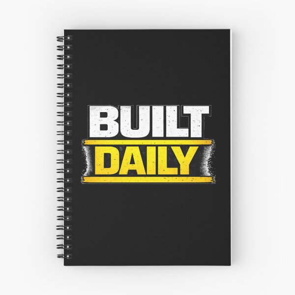Item preview, Built Daily Gym Motivation Discipline Mindset Design designed and sold by Wolf Garage.