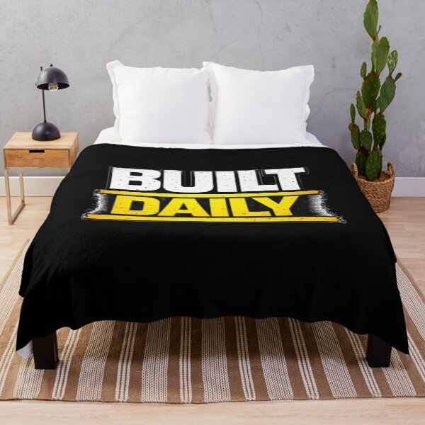 Item preview, Built Daily Gym Motivation Discipline Mindset Design designed and sold by Wolf Garage.