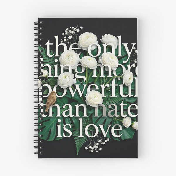 Item preview, Love Over Hate Tropical Botanical Statement designed and sold by zzz888.