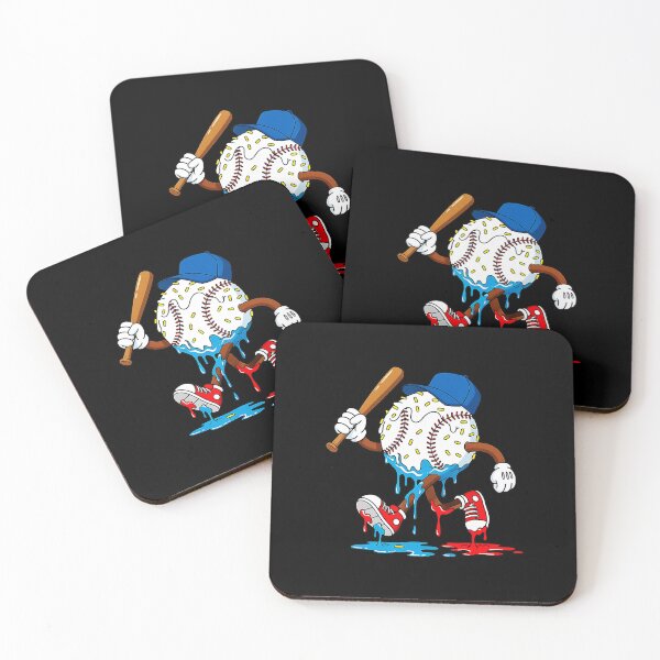 Item preview, Ice Cream Drip Baseball Funny Cartoon Player  designed and sold by miaa-artistshop.