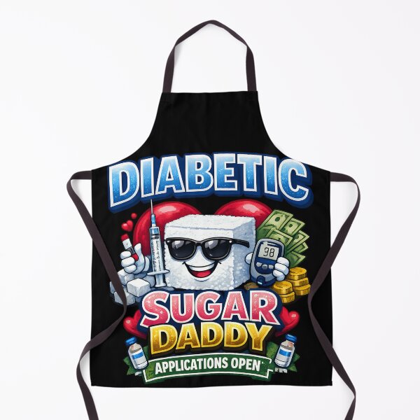 Item preview, Diabetic Sugar Daddy Applications Open Funny Dating Joke Design designed and sold by TeeTimeTreasure.