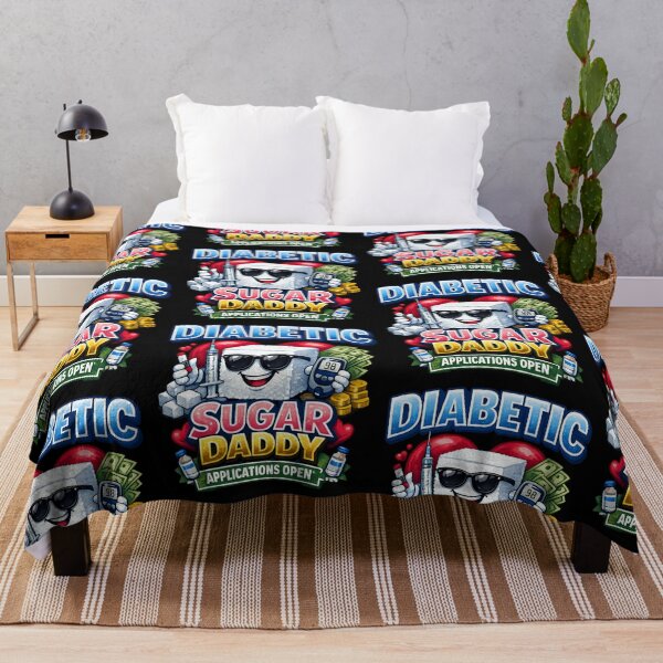 Item preview, Diabetic Sugar Daddy Applications Open Funny Dating Joke Design designed and sold by TeeTimeTreasure.