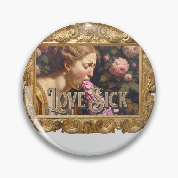 Item preview, Love Sick – Dramatic Romantic Art Parody designed and sold by sassafrastradingco.
