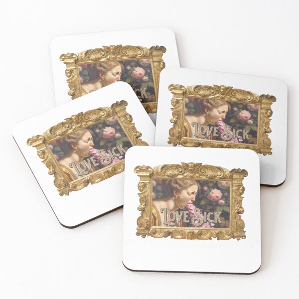 Item preview, Love Sick – Dramatic Romantic Art Parody designed and sold by sassafrastradingco.