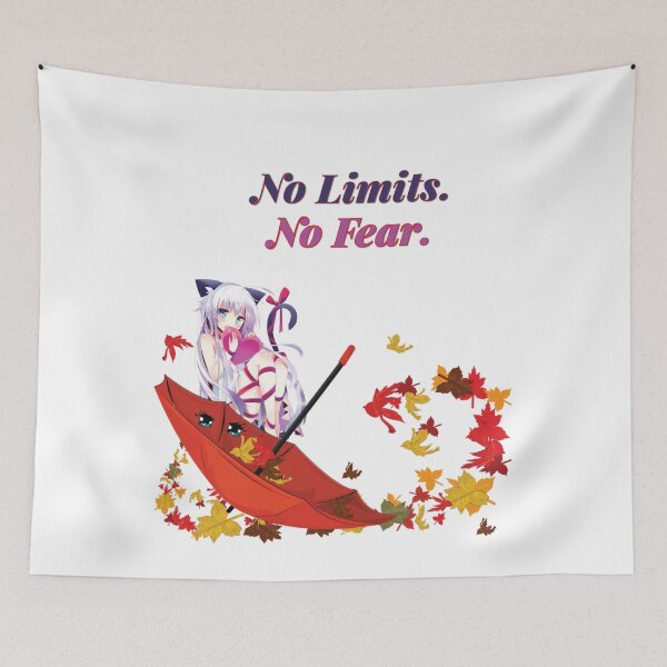 Item preview, No Limits No Fear - Anime Action Design, Anime world designed and sold by GraphixKing999.