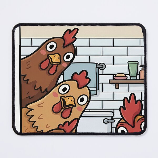 Item preview, Excuse Me, Are You Pooping? Chickens designed and sold by balquebratum.