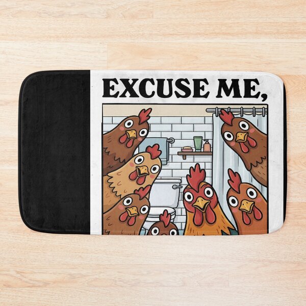 Item preview, Excuse Me, Are You Pooping? Chickens designed and sold by balquebratum.