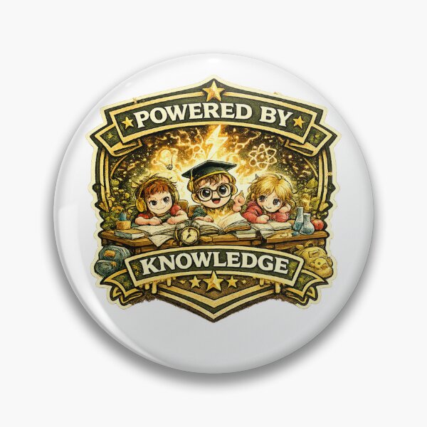 Item preview, Powered by Knowledge designed and sold by Throwing-Corn.