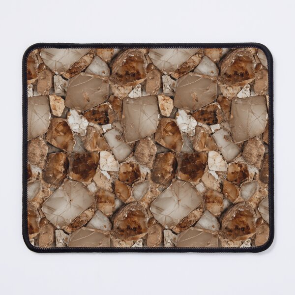 Item preview, Earthy Brown Agate Stone Slice Mosaic designed and sold by Piotrek0001.