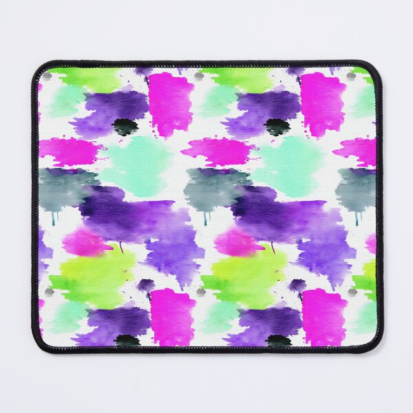 Item preview, Bright Neon Watercolor Splash Blobs designed and sold by Piotrek0001.