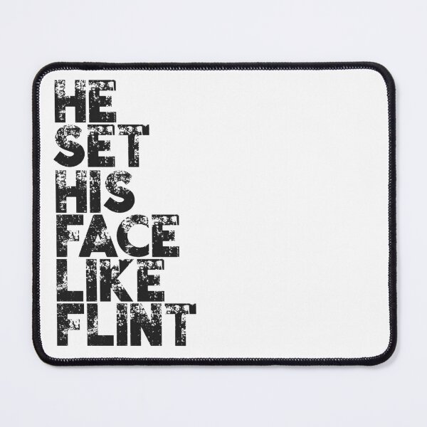 Item preview, Isaiah 50:7 He Set His Face Like Flint Shirt – Bold Christian Scripture Tee – Messianic Prophecy designed and sold by WicketGate.