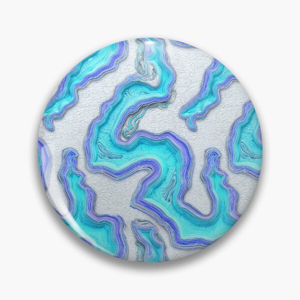 Item preview, Light Blue Layered Agate Geode Texture designed and sold by Piotrek0001.