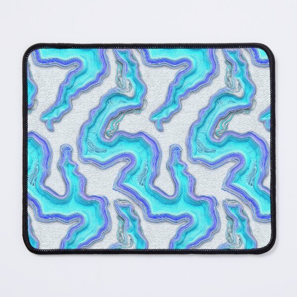 Item preview, Light Blue Layered Agate Geode Texture designed and sold by Piotrek0001.