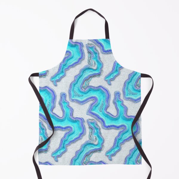 Item preview, Light Blue Layered Agate Geode Texture designed and sold by Piotrek0001.