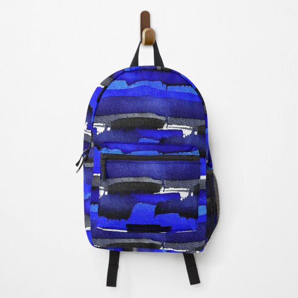 Item preview, Deep Blue and Black Painted Brushstrokes designed and sold by Piotrek0001.
