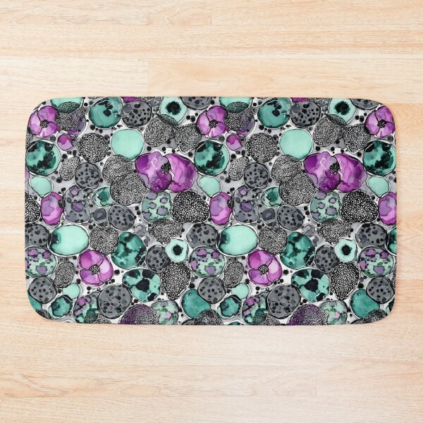 Item preview, Purple and Teal Organic Pebble Mosaic designed and sold by Piotrek0001.