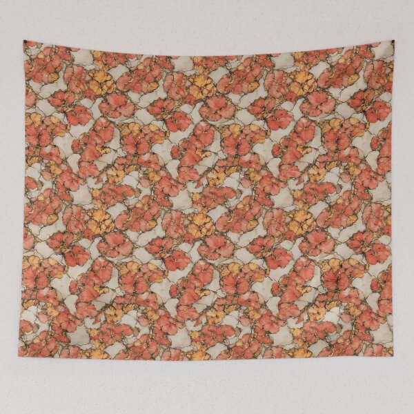 Item preview, Warm Orange Cracked Stone Texture Art designed and sold by Piotrek0001.