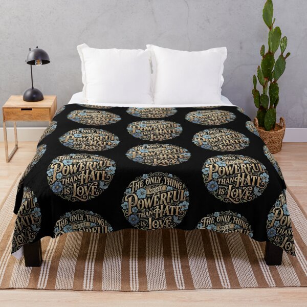 Item preview, Vintage Ornate Blue Floral Love Statement designed and sold by zzz888.