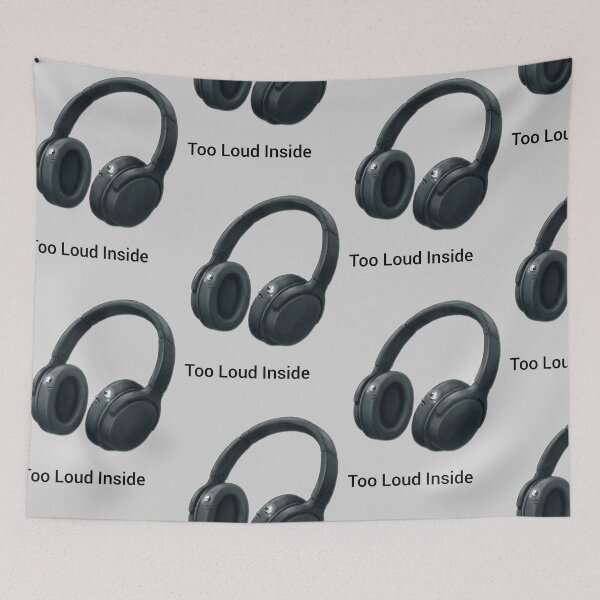 Item preview, The Lonely Headphones - Cute Sad Earphones Illustration designed and sold by HedayatDesign.