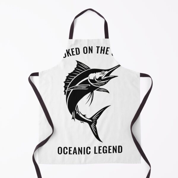 Item preview, Hooked on the Sea – Oceanic Legend Fishing Shirt designed and sold by LittleLoopArt.