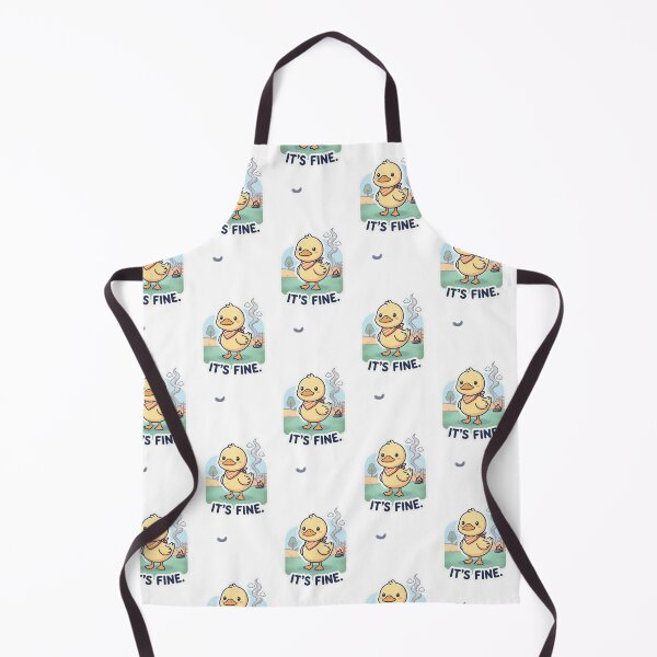Item preview, It's Fine. - Cute Duck designed and sold by artaipix.
