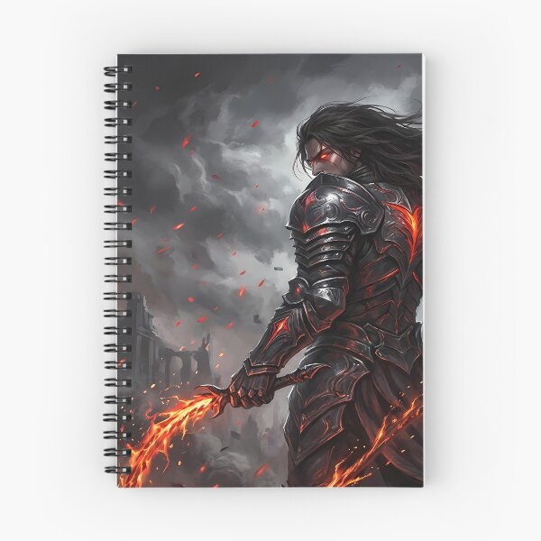 Item preview, Dark Knight with Fiery Whip designed and sold by balquebratum.