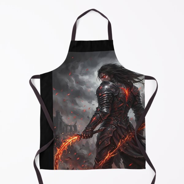 Item preview, Dark Knight with Fiery Whip designed and sold by balquebratum.