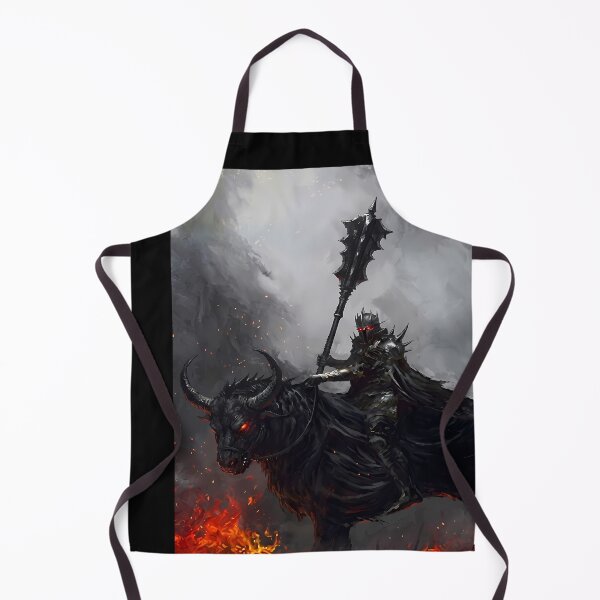 Item preview, Dark Knight on Bull with Mace designed and sold by balquebratum.