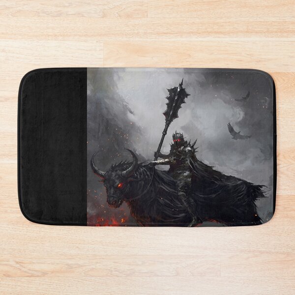 Item preview, Dark Knight on Bull with Mace designed and sold by balquebratum.