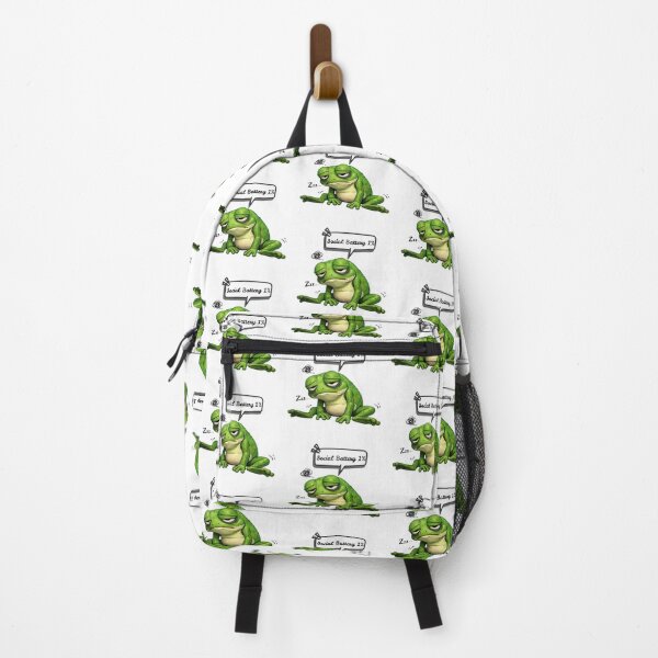 Item preview, Social Battery 1% Tired Frog designed and sold by PriyankaSonara.