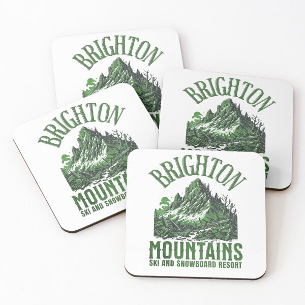 Item preview, Brighton Ski Resort  / Ski Resort Red Mountain  designed and sold by TheEndDesign.