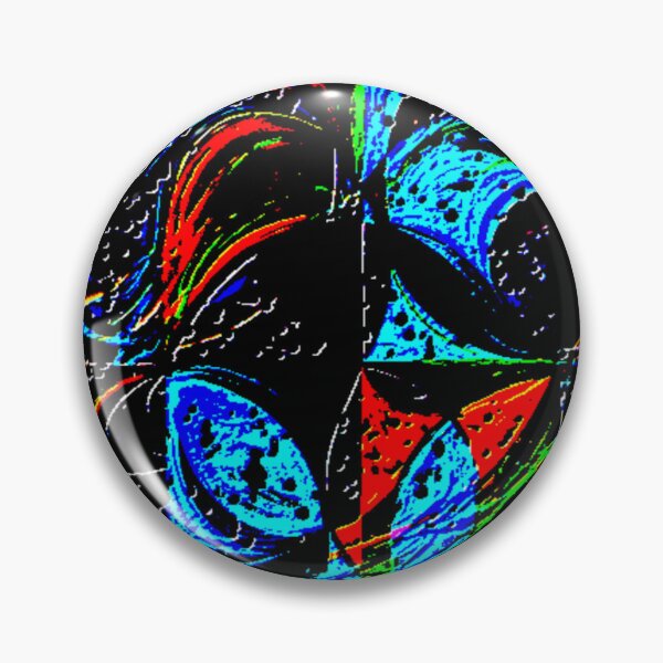 Item preview, zodiac energy wheel dark electrize 1 colorful geometric abstract design designed and sold by SmashingDeals.