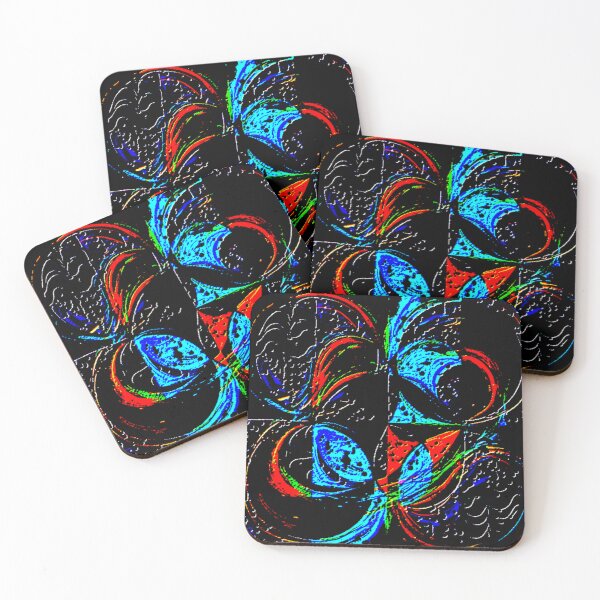 Item preview, zodiac energy wheel dark electrize 1 colorful geometric abstract design designed and sold by SmashingDeals.