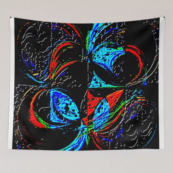 Item preview, zodiac energy wheel dark electrize 1 colorful geometric abstract design designed and sold by SmashingDeals.