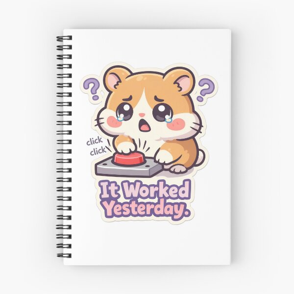 Item preview, It Worked Yesterday. - Cute Hamster designed and sold by artaipix.