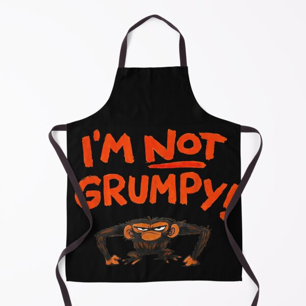 Item preview, Funny I'm Not Grumpy Grumpy Monkey Sarcastic Mood Cartoon For Kids designed and sold by Phil Ben.