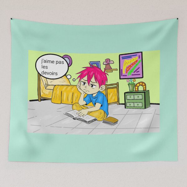 Item preview, I don't like homework. designed and sold by chromyral-creations.